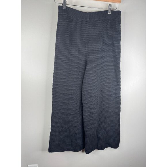 NEW Free People FP Beach Hailee Sweater Top & Pants Set Waffle Knit Size M Black - Picture 4 of 7